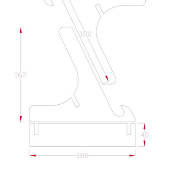 Intra απο ξύλο plywood 3mm-4mm πάχος – Photo Holder Easel Display Stand for Cut Δίασταση  20x20 cm INTRAFABR-65050068 - Image 3