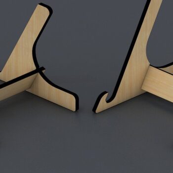 Intra απο ξύλο plywood 3mm-4mm πάχος – Βάση φωτογραφιών Easel Display Stand 036 Δίασταση 20x20 cm INTRAFABR-34328100 - Image 1