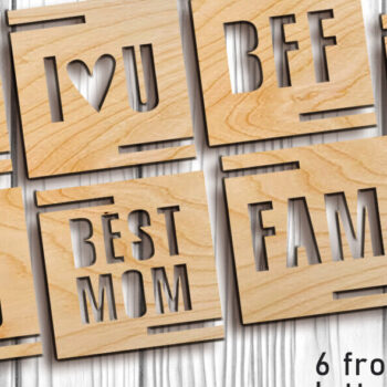 Intra απο ξύλο plywood 3mm-4mm πάχος – Κάτοχος φωτογραφιών | Σχεδιασμός Κύκλου Δίασταση  20x20 cm INTRAFABR-100630689 - Image 2