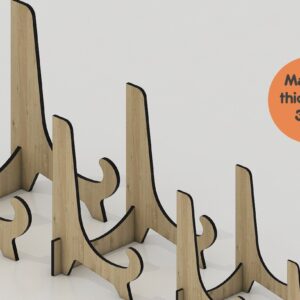 Intra απο ξύλο plywood 3mm-4mm πάχος – Pic Display Stand / Easel Bowl Holder Δίασταση  20x20 cm INTRAFABR-42960492