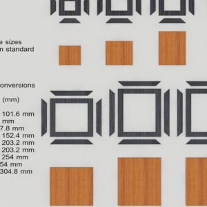 Intra απο ξύλο plywood 3mm-4mm πάχος – Pic Frame Set - Files 043 Δίασταση  45x45 cm INTRAFABR-34347876