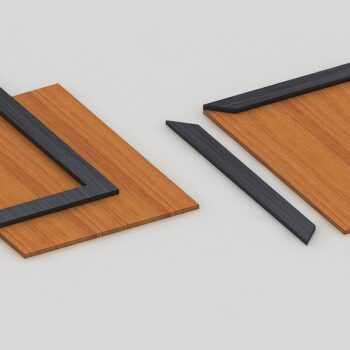 Intra απο ξύλο plywood 3mm-4mm πάχος – Pic Frame Set - Files 043 Δίασταση  45x45 cm INTRAFABR-34347876 - Image 3