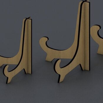 Intra απο ξύλο plywood 3mm-4mm πάχος – Pic Frame Stand Photo Holder Display 025 Δίασταση  45x45 cm INTRAFABR-34326399 - Image 1