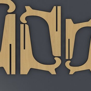 Intra απο ξύλο plywood 3mm-4mm πάχος – Pic Frame Stand Photo Holder Display 025 Δίασταση  45x45 cm INTRAFABR-34326399 - Image 2