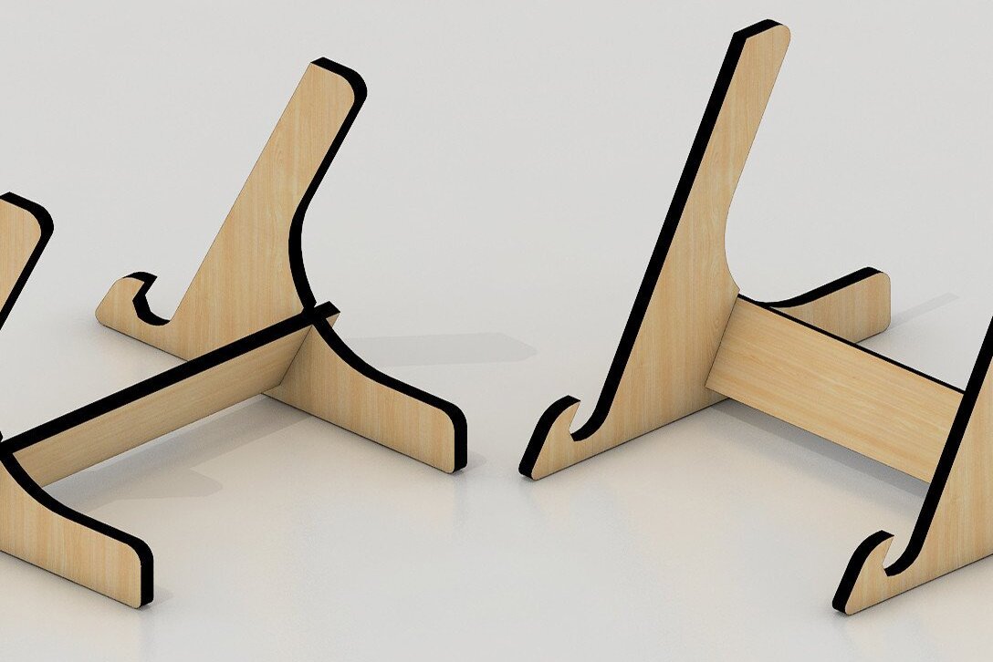 Intra απο ξύλο plywood 3mm-4mm πάχος – Pic Frame Stand, για Glowforge 035 Δίασταση  45x45 cm INTRAFABR-34328007