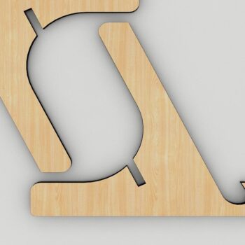 Intra απο ξύλο plywood 3mm-4mm πάχος – Pic Frame Stand, για Glowforge 035 Δίασταση  45x45 cm INTRAFABR-34328007 - Image 2