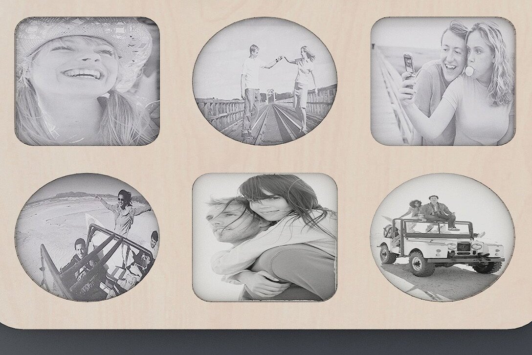 Intra απο ξύλο plywood 3mm-4mm πάχος – Διανυσματικά αρχεία κοπής κορνίζας Δίασταση  20x20 cm INTRAFABR-37058818