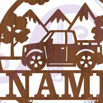 Intra απο ξύλο plywood 3mm-4mm πάχος – Pick Up Truck Name Sin Δίασταση  20x20 cm INTRAFABR-98741445 - Image 4