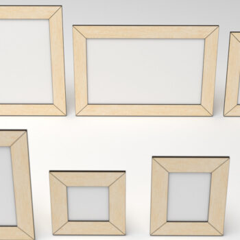 Intra απο ξύλο plywood 3mm-4mm πάχος – Σετ κορνίζας - Αρχεία κοπής με λέιζερ Δίασταση 20x20 cm INTRAFABR-27317993 - Image 2