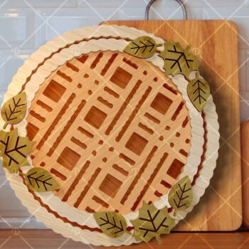 Intra απο ξύλο plywood 3mm-4mm πάχος – Pie Crust Wood Set 6 - Wood Δίασταση  20x20 cm INTRAFABR-120342578 - Image 2