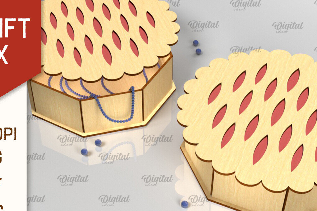 Intra απο ξύλο plywood 3mm-4mm πάχος – Κουτί δώρου πίτας. Κουτί των Ευχαριστιών Δίασταση  20x20 cm INTRAFABR-103856793