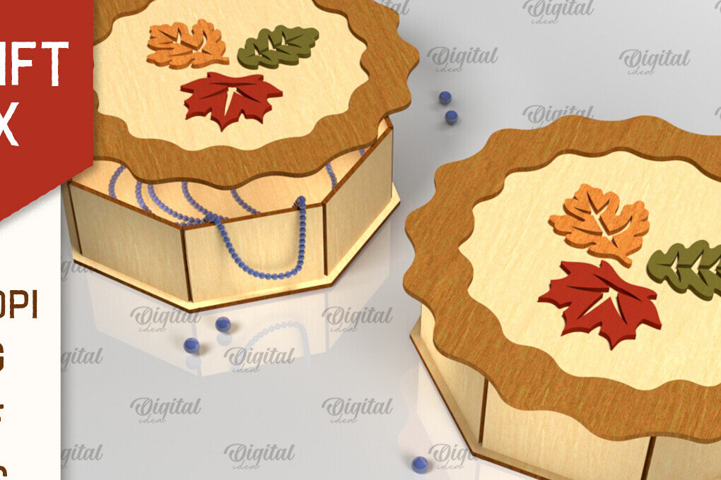 Intra απο ξύλο plywood 3mm-4mm πάχος – Κουτί δώρου πίτας. Κουτί των Ευχαριστιών Δίασταση  20x20 cm INTRAFABR-103856881