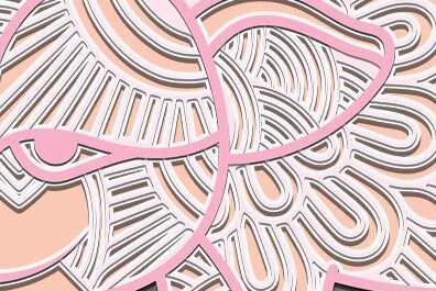 Intra απο ξύλο plywood 3mm-4mm πάχος – Κοπή με λέιζερ χοίρων Δίασταση  20x20 cm INTRAFABR-36316012