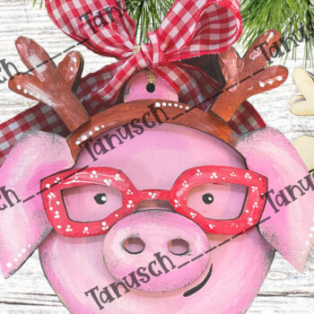 Intra απο ξύλο plywood 3mm-4mm πάχος – Pig Laser Single Line Δίασταση  20x20 cm INTRAFABR-54512230 - Image 1