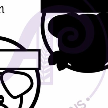 Intra απο ξύλο plywood 3mm-4mm πάχος – Pig Peeking Όνομα Σήμα Δίασταση  20x20 cm INTRAFABR-96460827 - Image 3