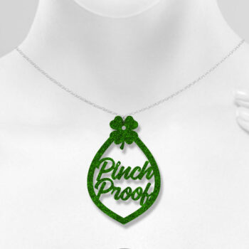 Intra απο ξύλο plywood 3mm-4mm πάχος – Pinch Proof, Σκουλαρίκι, Ημέρα του Αγίου Πατρικίου Δίασταση  5x5 cm INTRAFABR-6922668 - Image 4