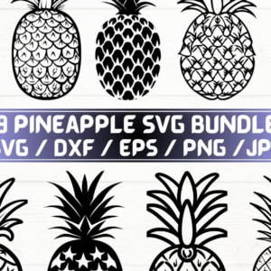 Intra απο ξύλο plywood 3mm-4mm πάχος – Pineapple, DXF, EPS, JPG, PNG Δίασταση  20x20 cm INTRAFABR-115722944