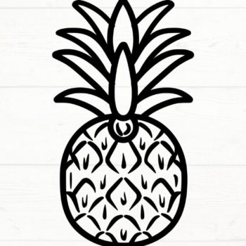 Intra απο ξύλο plywood 3mm-4mm πάχος – Pineapple, DXF, EPS, JPG, PNG Δίασταση  20x20 cm INTRAFABR-115722944 - Image 8