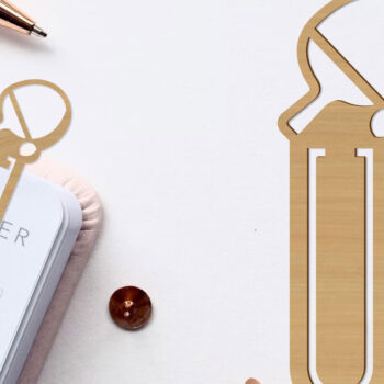 Intra απο ξύλο plywood 3mm-4mm πάχος – Ping-Pong Bookmark Papercut Δίασταση  20x20 cm INTRAFABR-97250718 - Image 1