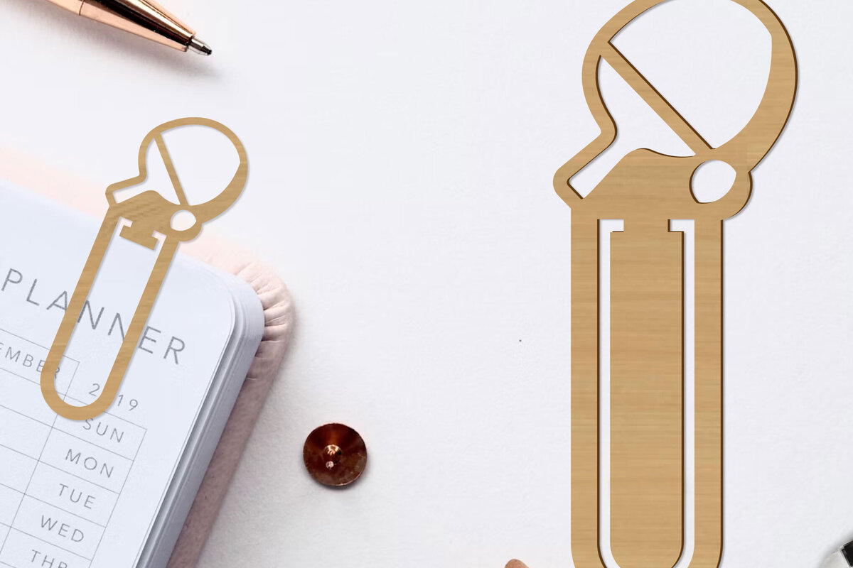 Intra απο ξύλο plywood 3mm-4mm πάχος – Ping-Pong Bookmark Papercut Δίασταση  20x20 cm INTRAFABR-97250718