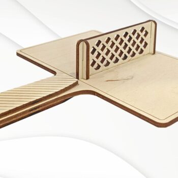 Intra απο ξύλο plywood 3mm-4mm πάχος – Παιχνίδι πινγκ πονγκ για ένα,  κοπής με λέιζερ Δίασταση  20x20 cm INTRAFABR-117931768 - Image 1