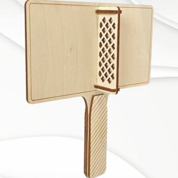 Intra απο ξύλο plywood 3mm-4mm πάχος – Παιχνίδι πινγκ πονγκ για ένα,  κοπής με λέιζερ Δίασταση  20x20 cm INTRAFABR-117931768 - Image 4