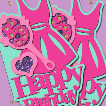 Intra απο ξύλο plywood 3mm-4mm πάχος – Κάρτα ροζ κούκλας 3D Δίασταση  20x20 cm INTRAFABR-108119430 - Image 4