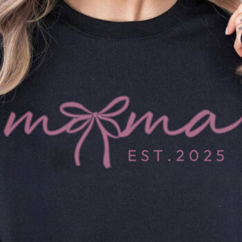 Intra απο ξύλο plywood 3mm-4mm πάχος – Pink Mama Est 2025 Coquette Clipart Δίασταση 20x20 cm INTRAFABR-122203345 - Image 4