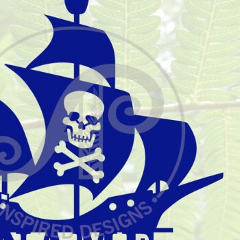 Intra απο ξύλο plywood 3mm-4mm πάχος – Πινακίδα ονόματος πλοίου πειρατικού Δίασταση  20x20 cm INTRAFABR-65165176 - Image 3