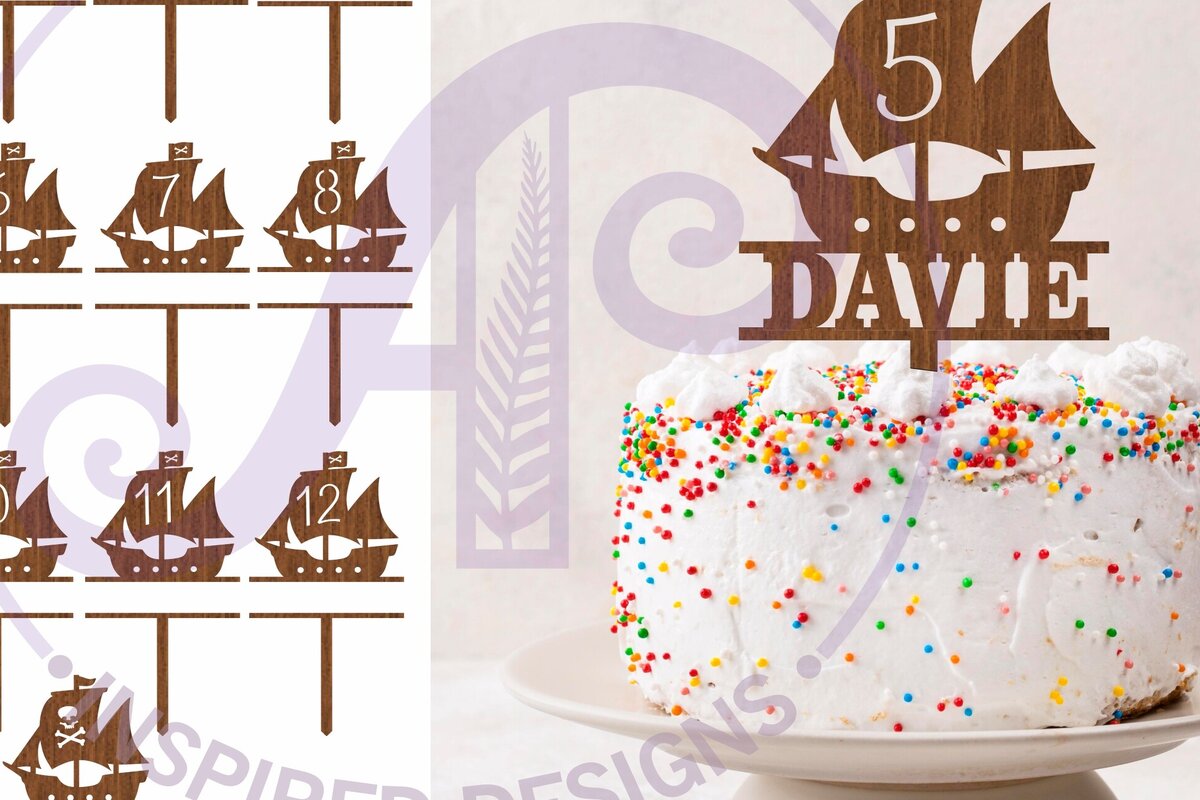 Intra απο ξύλο plywood 3mm-4mm πάχος – Εξατομικευμένοι ανώτατοι αριθμοί πειρατικών πλοίων Δίασταση  20x20 cm INTRAFABR-123701008