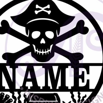 Intra απο ξύλο plywood 3mm-4mm πάχος – Σημάδι ονόματος πειρατικού κρανίου και χιαστί Δίασταση  20x20 cm INTRAFABR-123223417 - Image 5