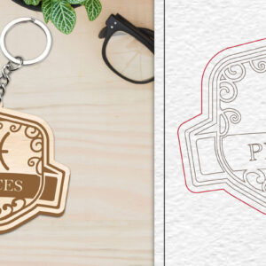 Intra απο ξύλο plywood 3mm-4mm πάχος – Κοπή Laser Μπρελόκ Ιχθύς | Ζώδιο Δίασταση  5x5 cm INTRAFABR-100516267