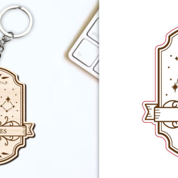 Intra απο ξύλο plywood 3mm-4mm πάχος – Κοπή Laser Μπρελόκ Ιχθύς | Ζώδιο Δίασταση  5x5 cm INTRAFABR-98419900 - Image 1