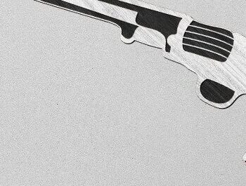 Intra απο ξύλο plywood 3mm-4mm πάχος – Πιστόλι διάνυσμα Δίασταση  20x20 cm INTRAFABR-34514765 - Image 1