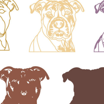 Intra απο ξύλο plywood 3mm-4mm πάχος – Pitbull Multilayered Mandala Δίασταση  20x20 cm INTRAFABR-79938616 - Image 2