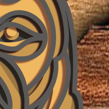 Intra απο ξύλο plywood 3mm-4mm πάχος – Pitbull Multilayered Mandala Δίασταση  20x20 cm INTRAFABR-72691174 - Image 4