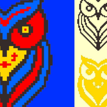 Intra απο ξύλο plywood 3mm-4mm πάχος – Pixel Owl 3D Layered Δίασταση  20x20 cm INTRAFABR-88586685 - Image 4