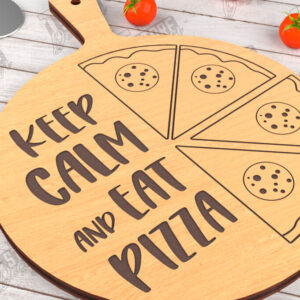 Intra απο ξύλο plywood 3mm-4mm πάχος – Pizza Board | Χαραγμένη σανίδα κοπής Δίασταση  20x20 cm INTRAFABR-115954059