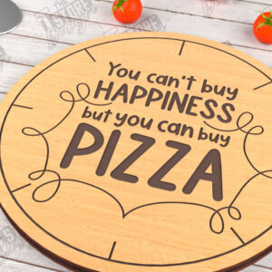 Intra απο ξύλο plywood 3mm-4mm πάχος – Pizza Board | Χαραγμένη σανίδα κοπής Δίασταση  20x20 cm INTRAFABR-115954064