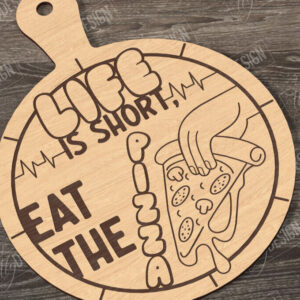 Intra απο ξύλο plywood 3mm-4mm πάχος – Pizza Board| Σανίδα κοπής |CNC Δίασταση  20x20 cm INTRAFABR-121513004