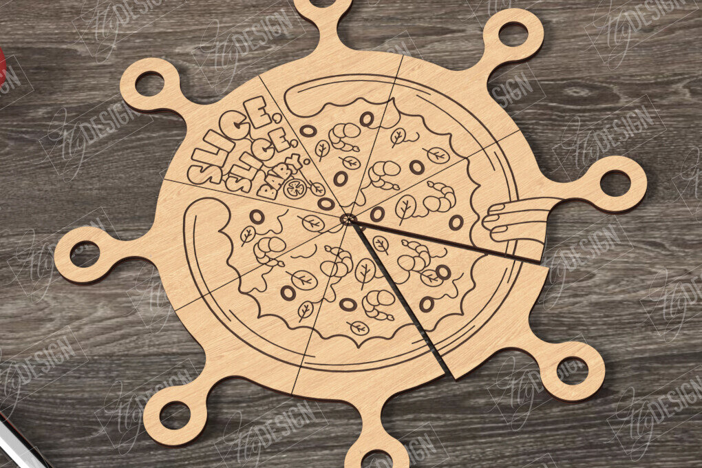 Intra απο ξύλο plywood 3mm-4mm πάχος – Pizza Board| Σανίδα κοπής |CNC Δίασταση  20x20 cm INTRAFABR-121513010