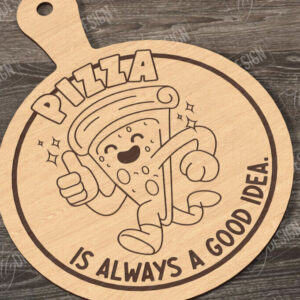 Intra απο ξύλο plywood 3mm-4mm πάχος – Pizza Board| Σανίδα κοπής |CNC Δίασταση  20x20 cm INTRAFABR-121513000