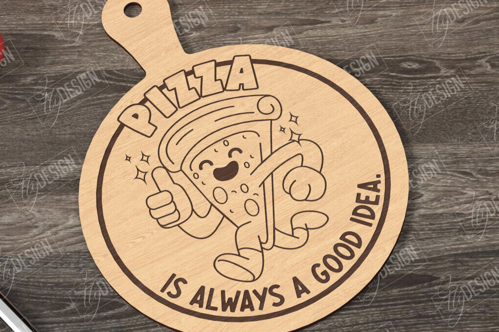 Intra απο ξύλο plywood 3mm-4mm πάχος – Pizza Board| Σανίδα κοπής |CNC Δίασταση  20x20 cm INTRAFABR-121513000