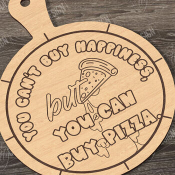 Intra απο ξύλο plywood 3mm-4mm πάχος – Pizza Board | Σανίδα κοπής Δίασταση 20x20 cm INTRAFABR-122009102 - Image 1