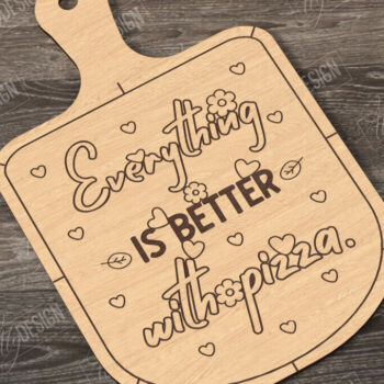 Intra απο ξύλο plywood 3mm-4mm πάχος – Pizza Board | Σανίδα κοπής Δίασταση 20x20 cm INTRAFABR-122009117 - Image 1