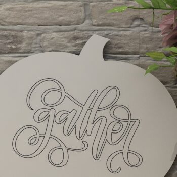 Intra απο ξύλο plywood 3mm-4mm πάχος – Καρό & λουλουδάτη κολοκύθα για καβαλέτο Δίασταση  20x20 cm INTRAFABR-39419789 - Image 2