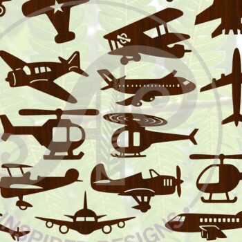 Intra απο ξύλο plywood 3mm-4mm πάχος – Σχέδια αεροπλάνων και ελικοπτέρων, 18 Δίασταση 20x20 cm INTRAFABR-65795927 - Image 1