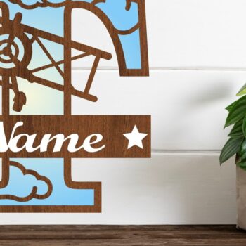 Intra απο ξύλο plywood 3mm-4mm πάχος – Επίπεδο κεφαλαίο μονόγραμμα Γράμμα T Αποκοπή Δίασταση  20x20 cm INTRAFABR-74294801 - Image 1