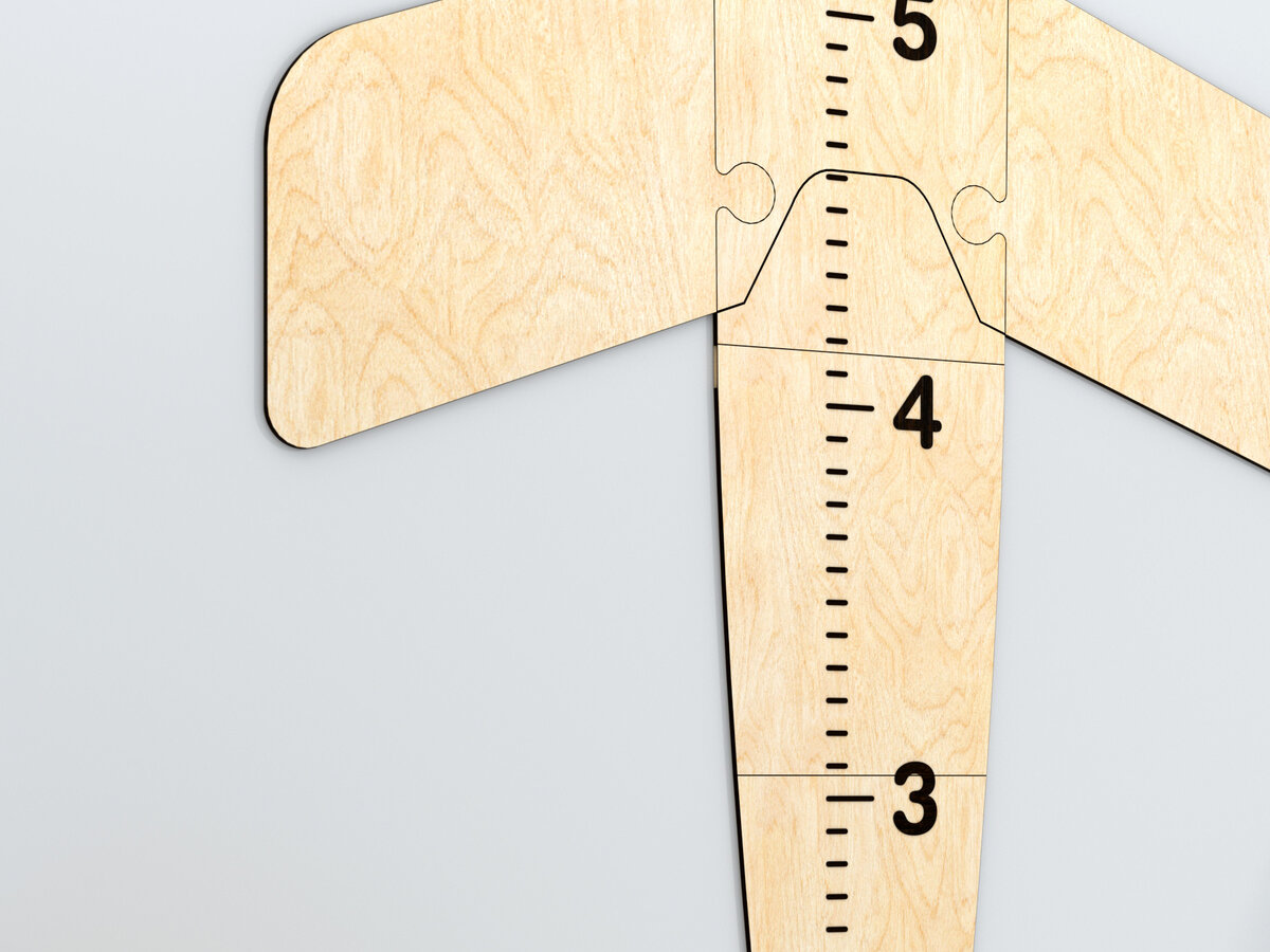 Intra απο ξύλο plywood 3mm-4mm πάχος – Διάγραμμα ανάπτυξης αεροπλάνου, Τέχνη τοίχου αεροπλάνου Δίασταση  40x30 cm INTRAFABR-65816246