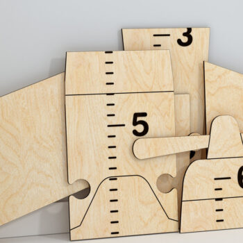 Intra απο ξύλο plywood 3mm-4mm πάχος – Διάγραμμα ανάπτυξης αεροπλάνου, Τέχνη τοίχου αεροπλάνου Δίασταση  40x30 cm INTRAFABR-65816246 - Image 2